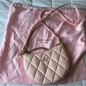 Kate Spade Blush Quilted Crossbody Bag